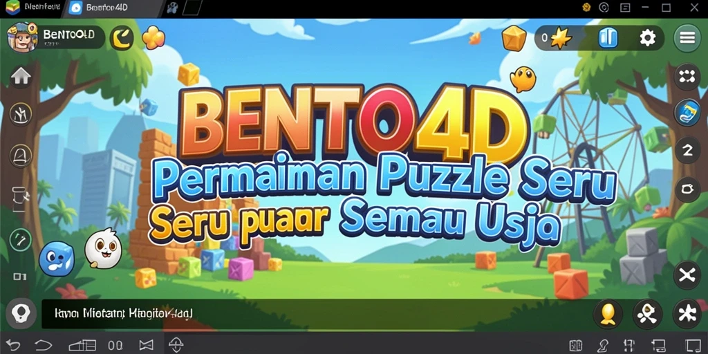 Screenshot gameplay menunjukkan berbagai tingkat tantangan dalam Puzzle.