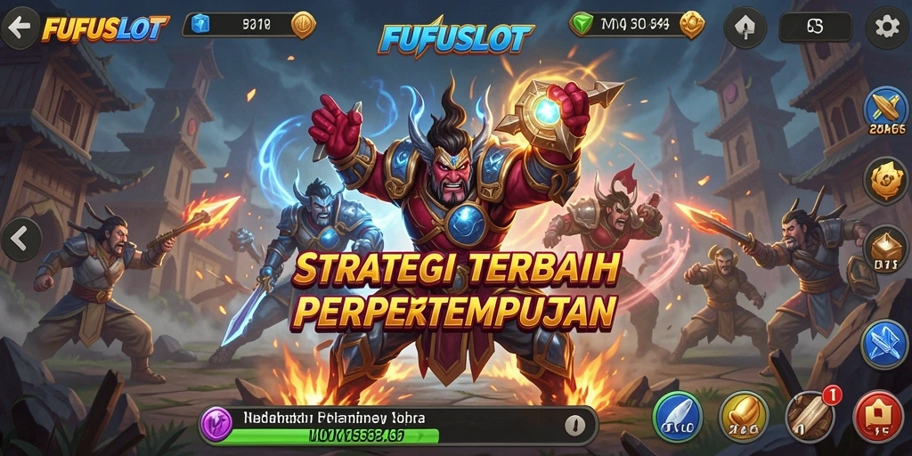 Tampilan gameplay FUFUSLOT yang penuh aksi dan strategi.