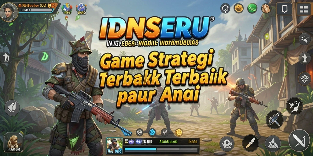Screenshot IDNSERU menampilkan pertempuran strategi yang mendebarkan.