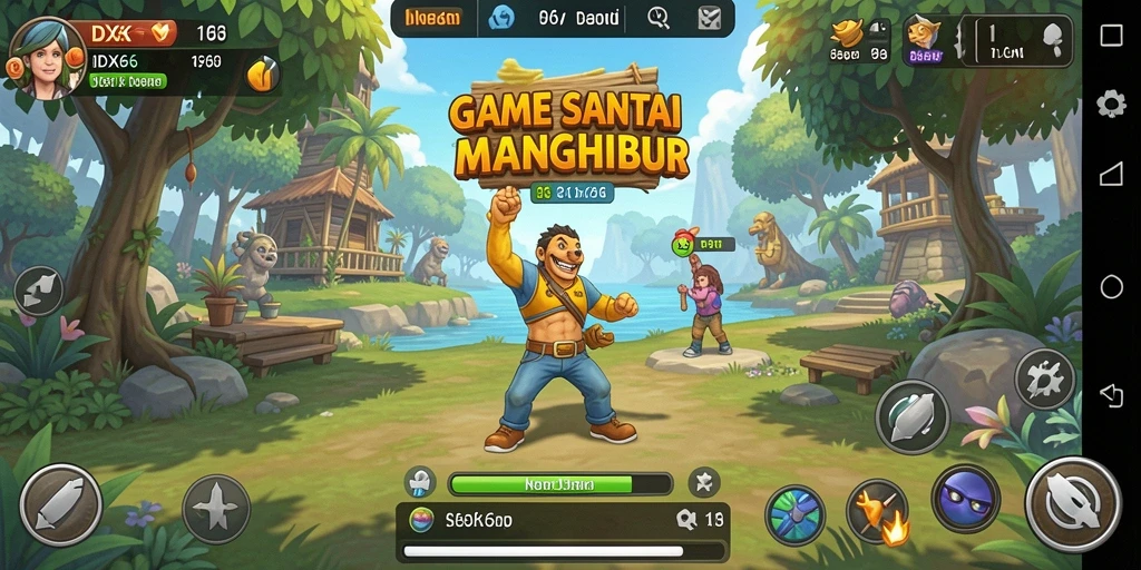 Tampilan gameplay IDX66 yang seru dan penuh warna.