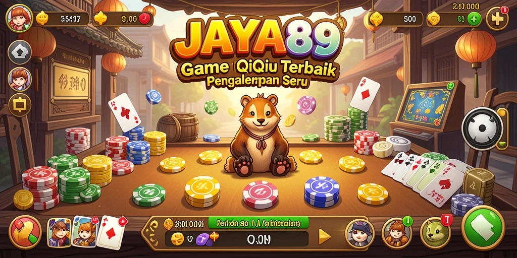 Tampilan gameplay menarik dari JAYA89 dalam sesi QiuQiu.