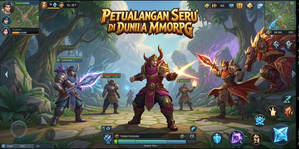 Screenshot gameplay KKRP menampilkan aksi seru dalam pertempuran MMORPG.