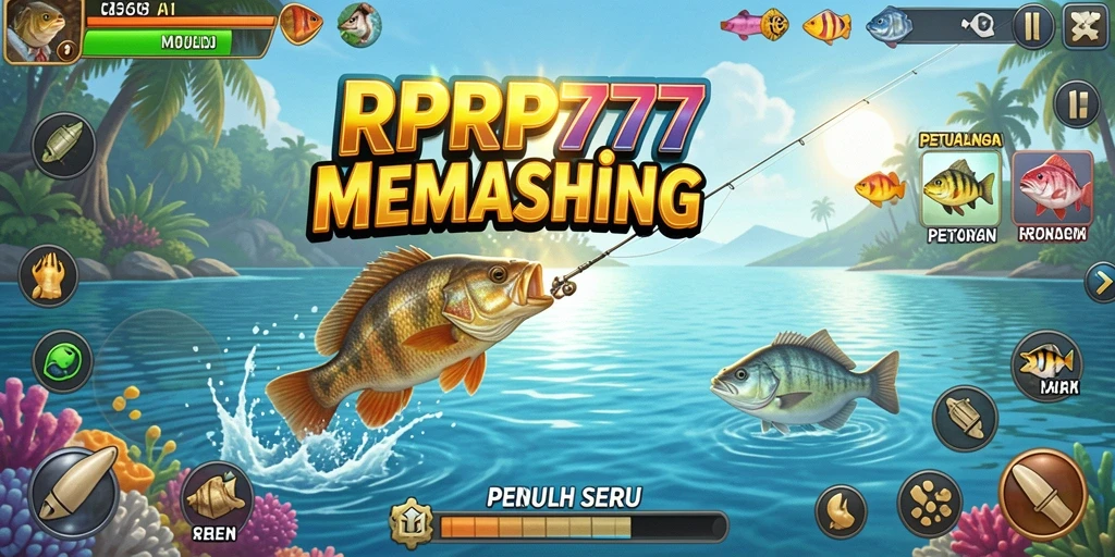 Tampilan gameplay memancing yang mendebarkan dan realistis.