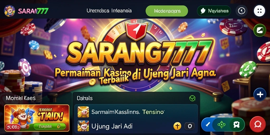 Tampilan menarik gameplay Kasino di SARANG777.