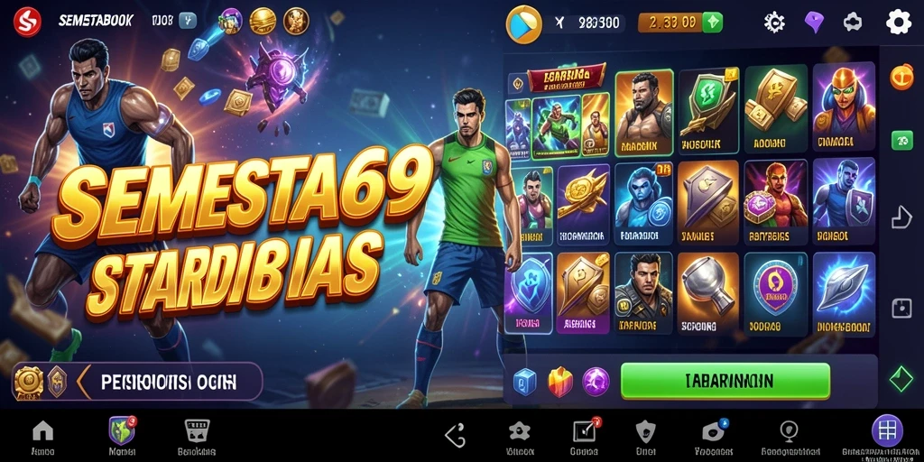Tampilan menarik aplikasi SEMESTA69 saat bermain Sportsbook.
