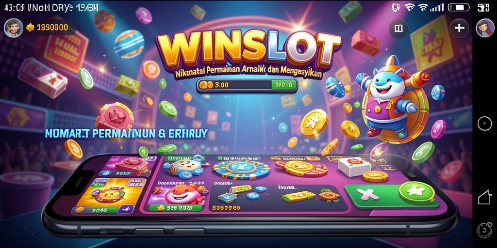 Screenshot gameplay <strong>WINSLOT</strong> menampilkan serunya permainan arcade yang menarik.